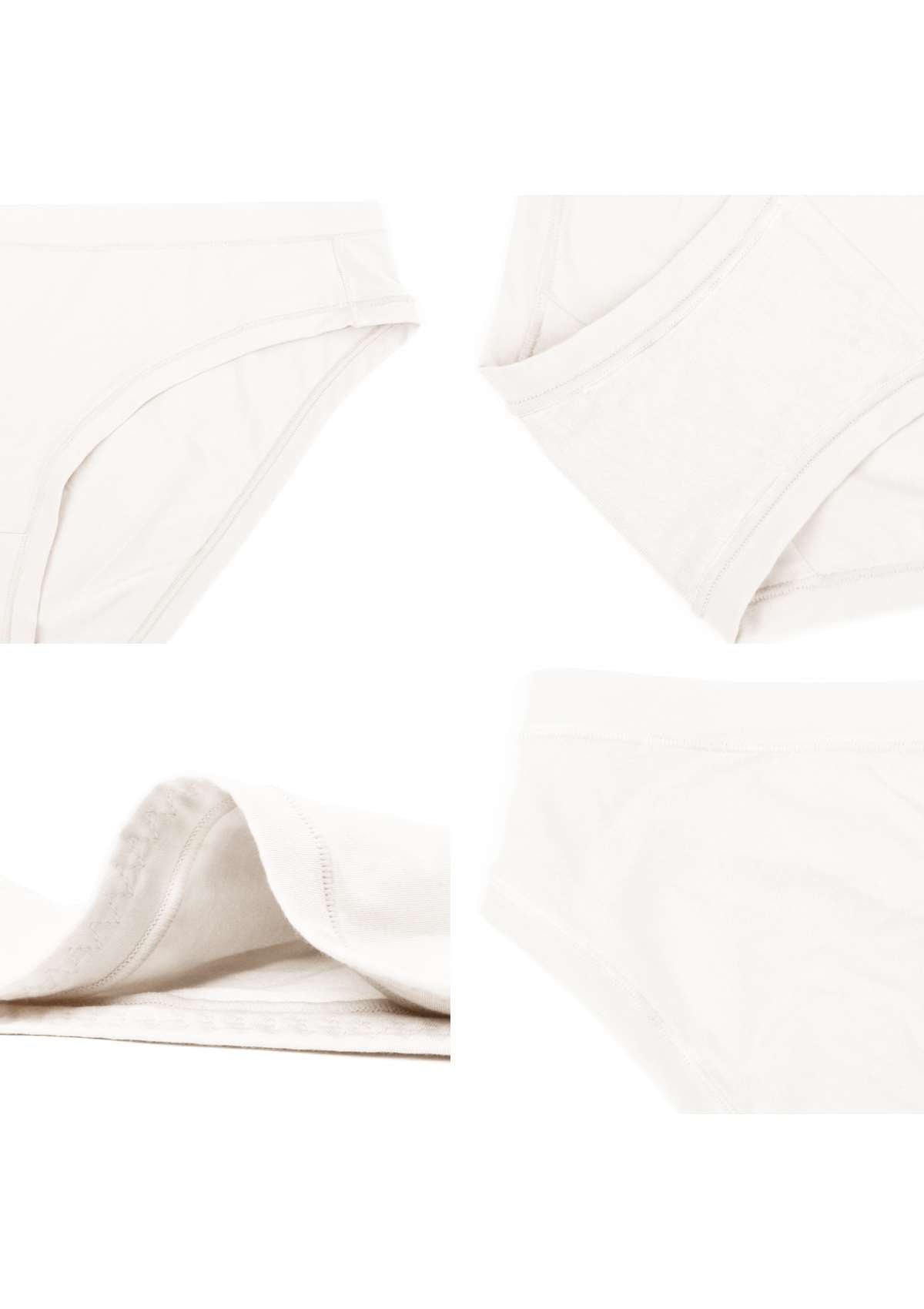 HSIA Comfort Stretch Cotton Everyday Bikini Panty - L / Beige