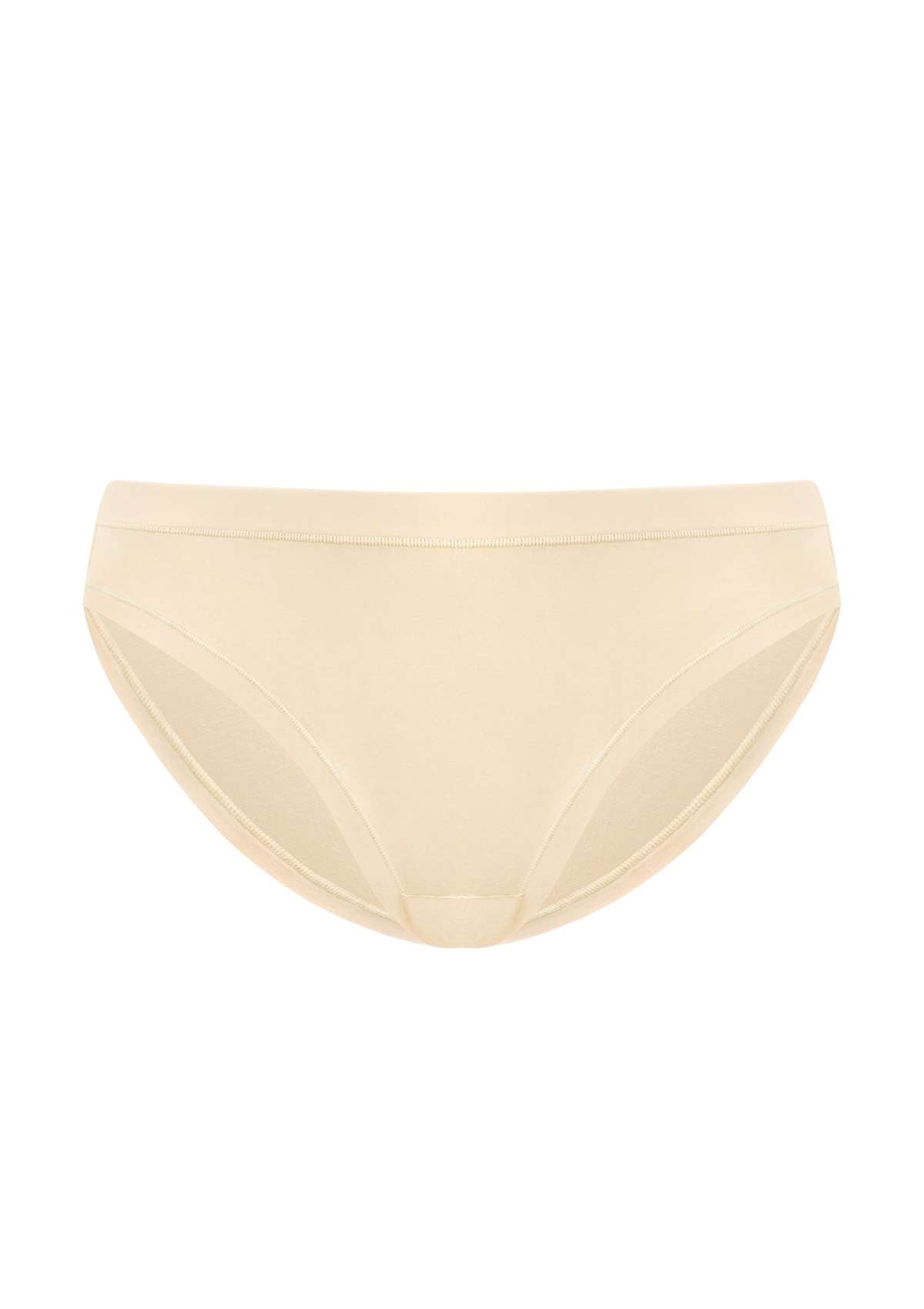 HSIA Comfort Stretch Cotton Everyday Bikini Panty - M / White