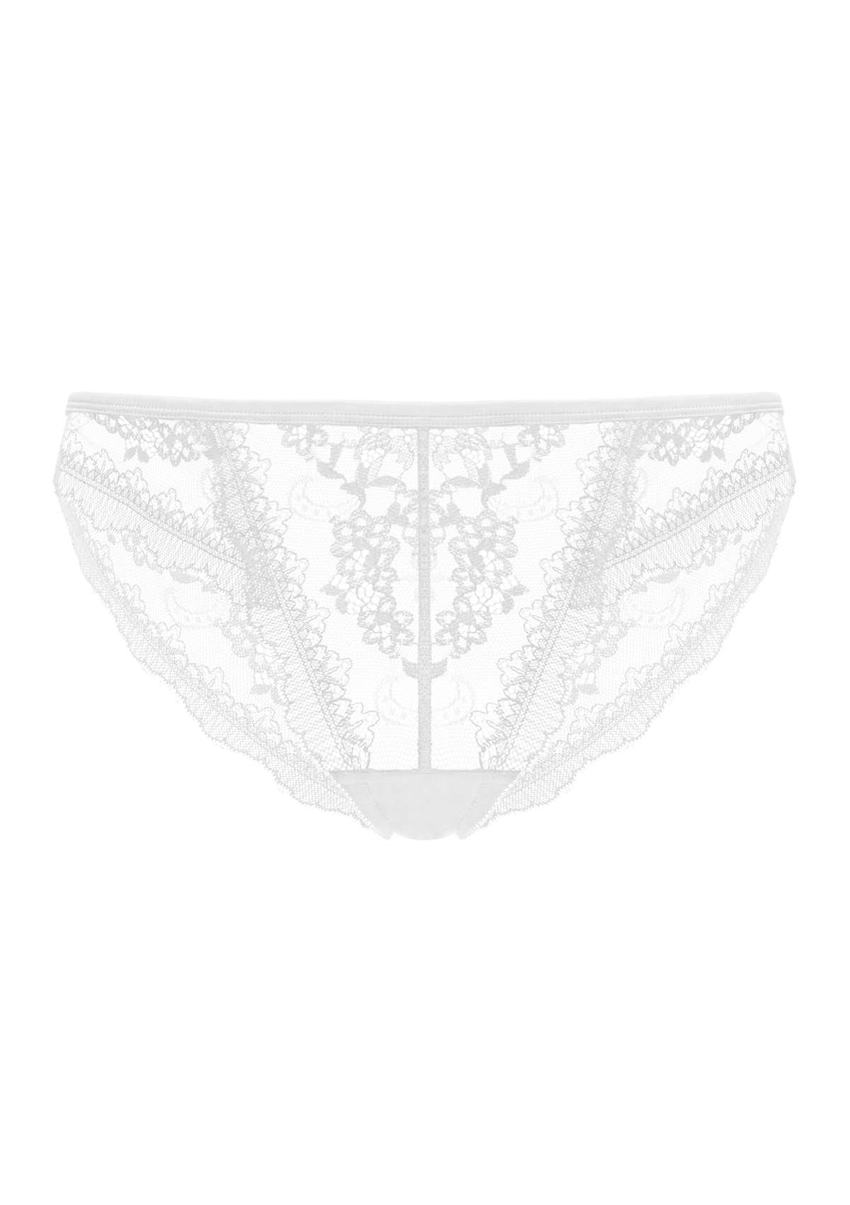 HSIA Floral Bridal Intricate All-Over Lace Romantic Bikini Underwear - Pink / S