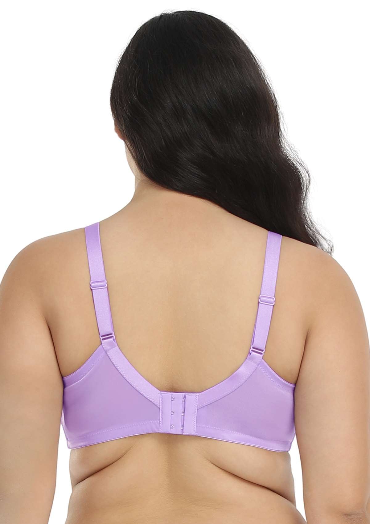 HSIA Pretty In Petals See-Through Lace Bra: Lift And Separate - Purple / 34 / DDD/F