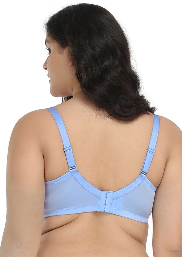 HSIA Blue Sunflower Lacy Underwire Bra - Sky Blue / 38 / I