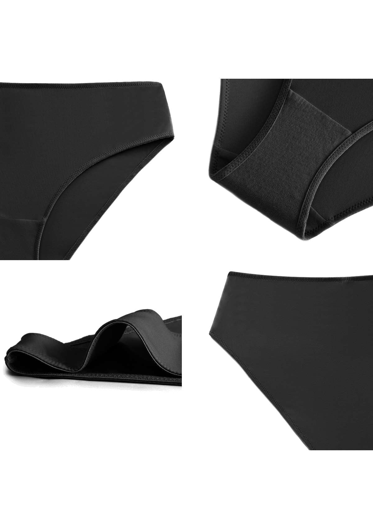 HSIA Patricia Smooth Soft Stretch Comfort High-Rise Brief Underwear - M / Beige