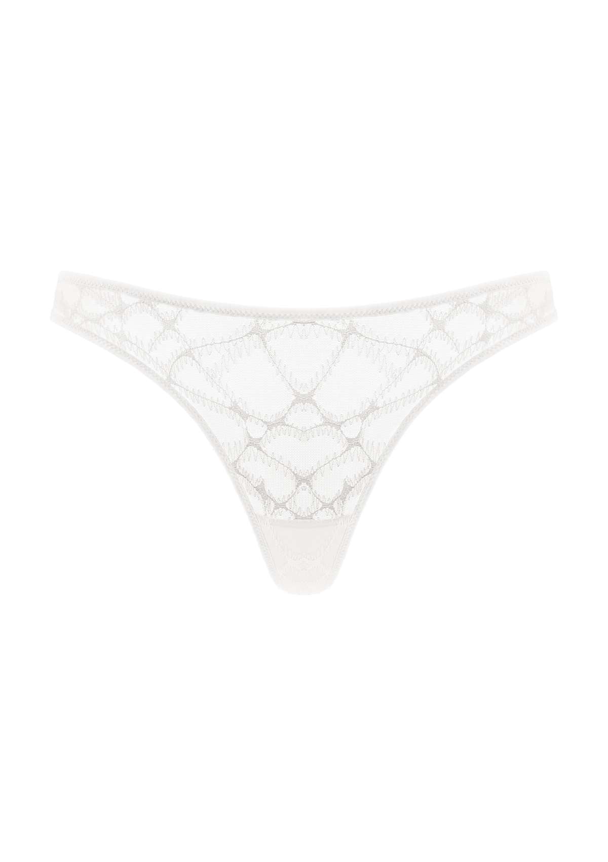 HSIA Soft Sexy Mesh Thong Underwear 3 Pack - L / Black+White+Light Coral