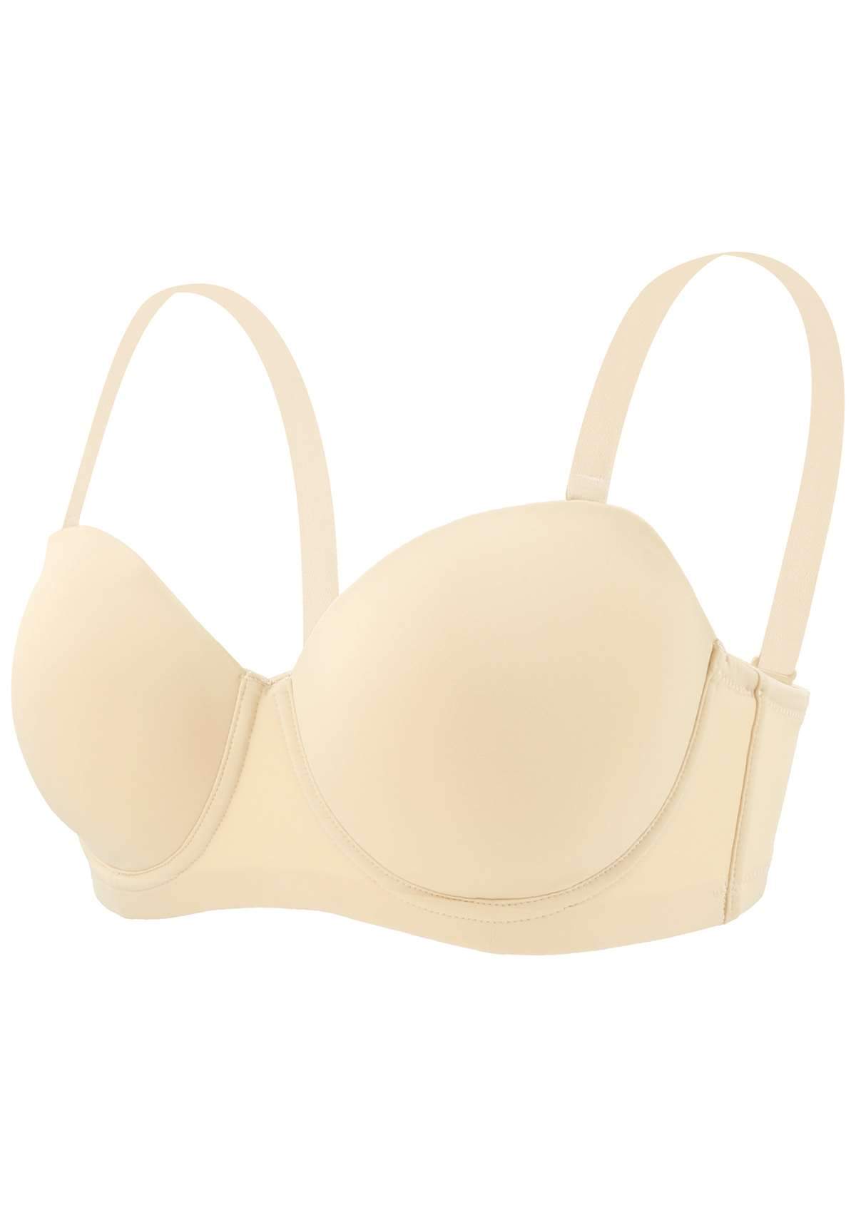 HSIA Emmeline Strapless Multiway Underwire Bra - White / 36 / D