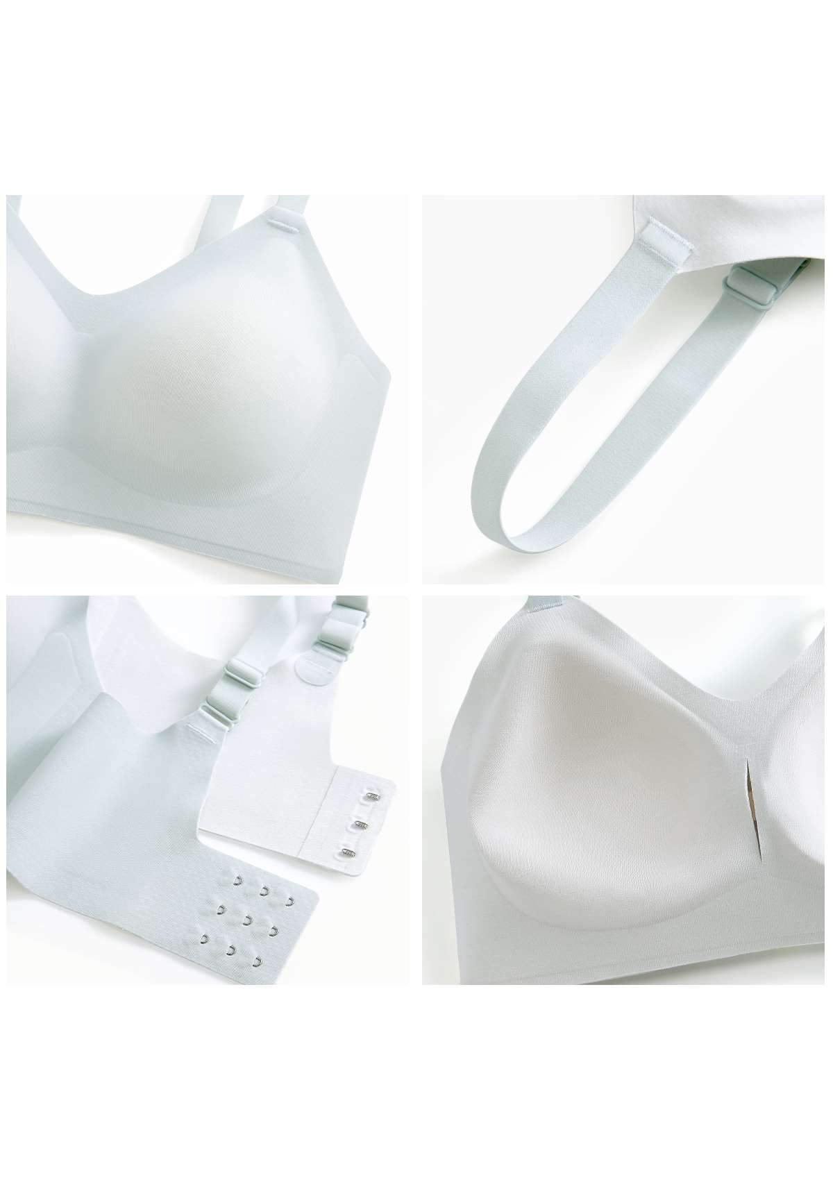 HSIA Seamless Cooling Wirefree Padded Bra - L / Beige
