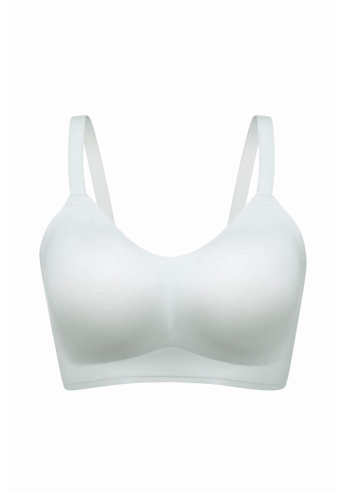 HSIA Seamless Cooling Wirefree Padded Bra - XL / Beige