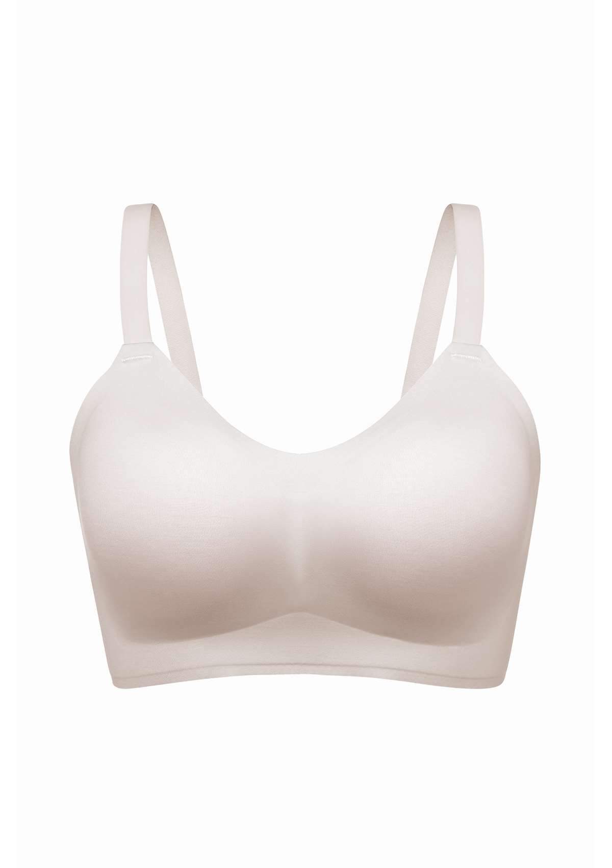 HSIA Seamless Cooling Wirefree Padded Bra - S / Beige