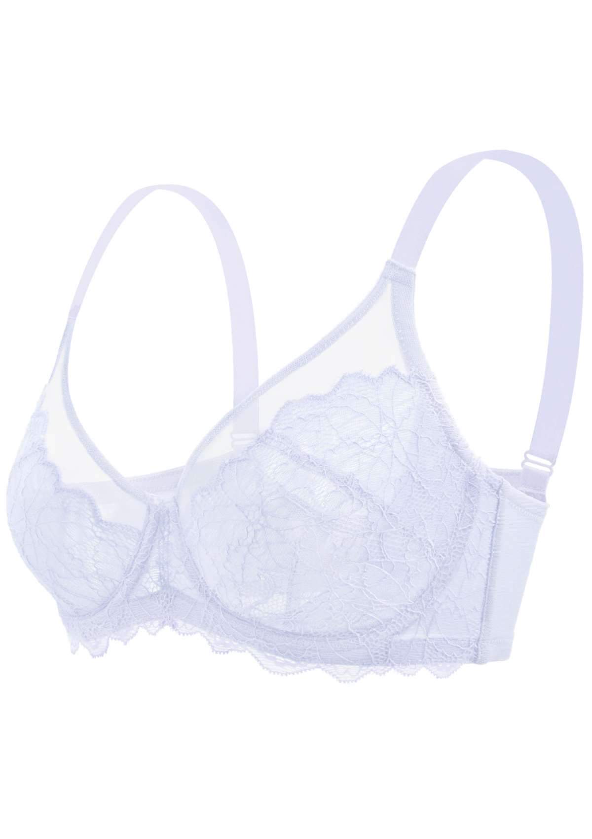 HSIA Wisteria Bra For Lift And Support - Full Coverage Minimizer Bra - Lavender / 36 / DDD/F