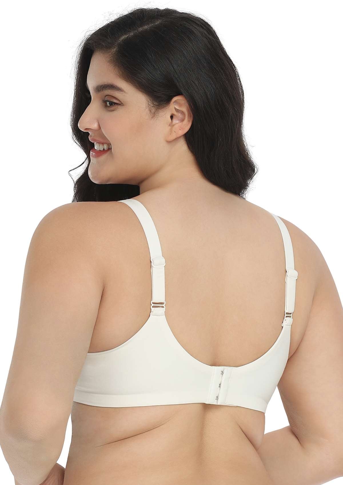 HSIA Virginia Lightly Padded Underwire Hypoallergenic T-shirt Bra - Beige / 40 / C