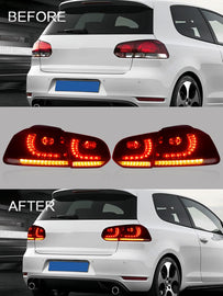 VLAND Car Accessories LED Tail Lights Assembly For 2008-2013