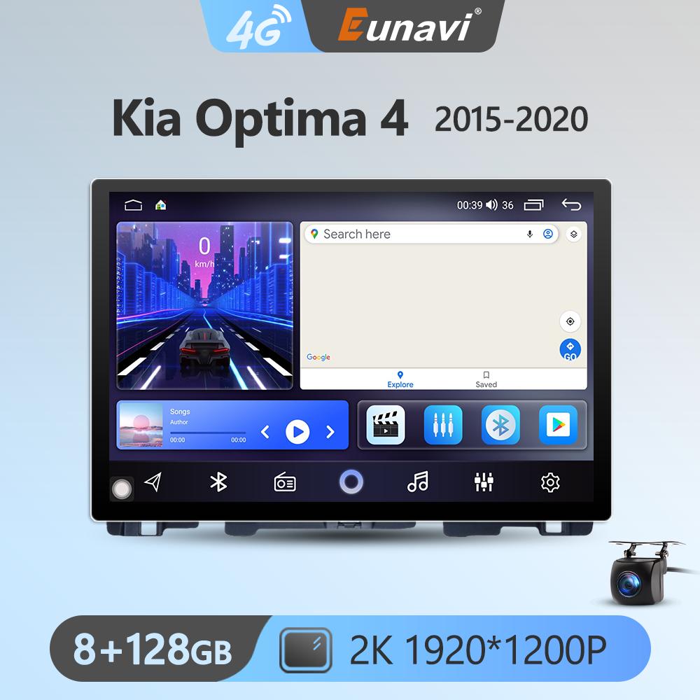 Eunavi 7862 8Core 2K 13.1inch 2din Android Radio For Kia Optima 4 JF 2015 - 2020 Car Multimedia Video Player GPS Stereo