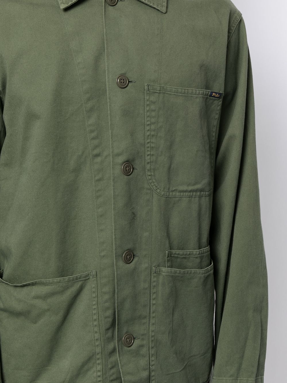 Polo Ralph Lauren Mens Twill Utility Overshirt Color Army Green Size X –  DDT Boutique