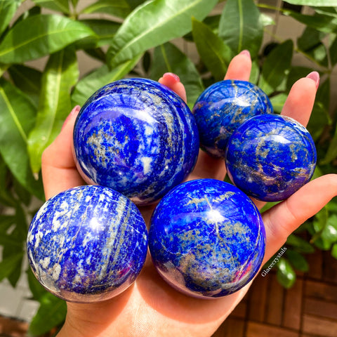 Lapis Lazuli with Pyrite Spheres