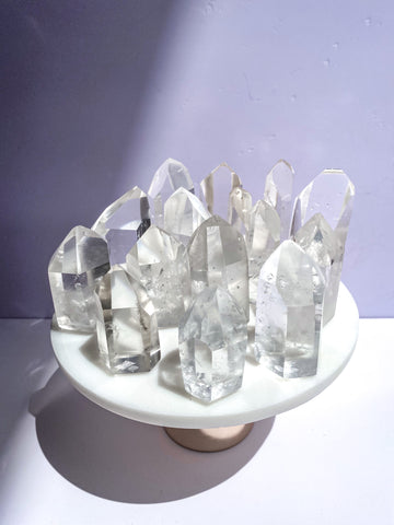 Clear Quartz Towers