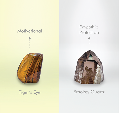 Tiger's Eye and Smokey Quartz