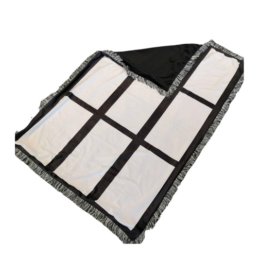 US$ 220.00 - RTS USA warehouse 15 panels Polyester Flannel sublimation  blankets 