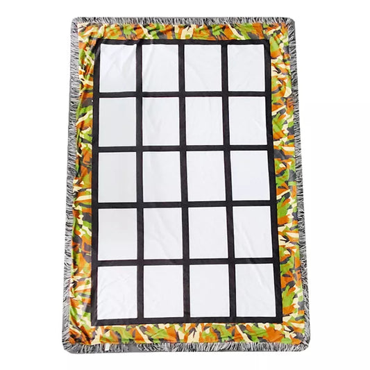 Blanket 9 Panel Sublimation Throw