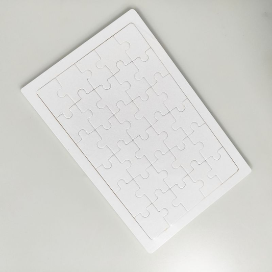 Blank Sublimation Blanks Puzzles Heart White Jigsaw Puzzle - Temu