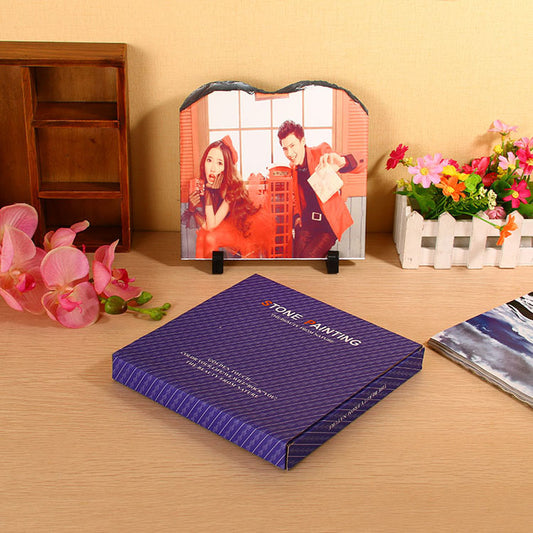 READY TO SHIP. Sublimation Photo Rock Slate with stand. – Prevail  Sublimation Blanks