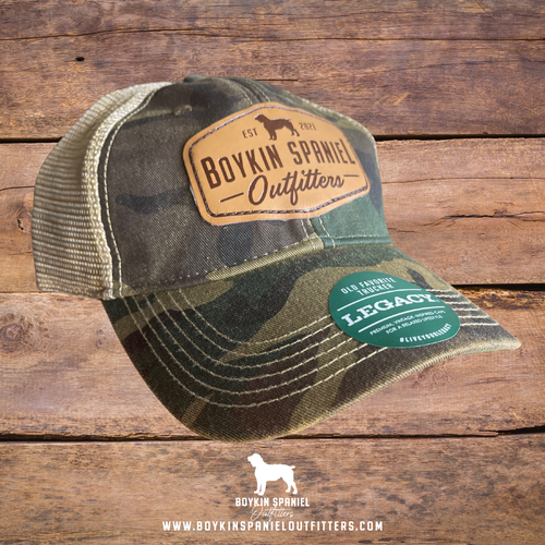 HAT, ADJ, TRUCKER OFA, BLK/SCAR, UL