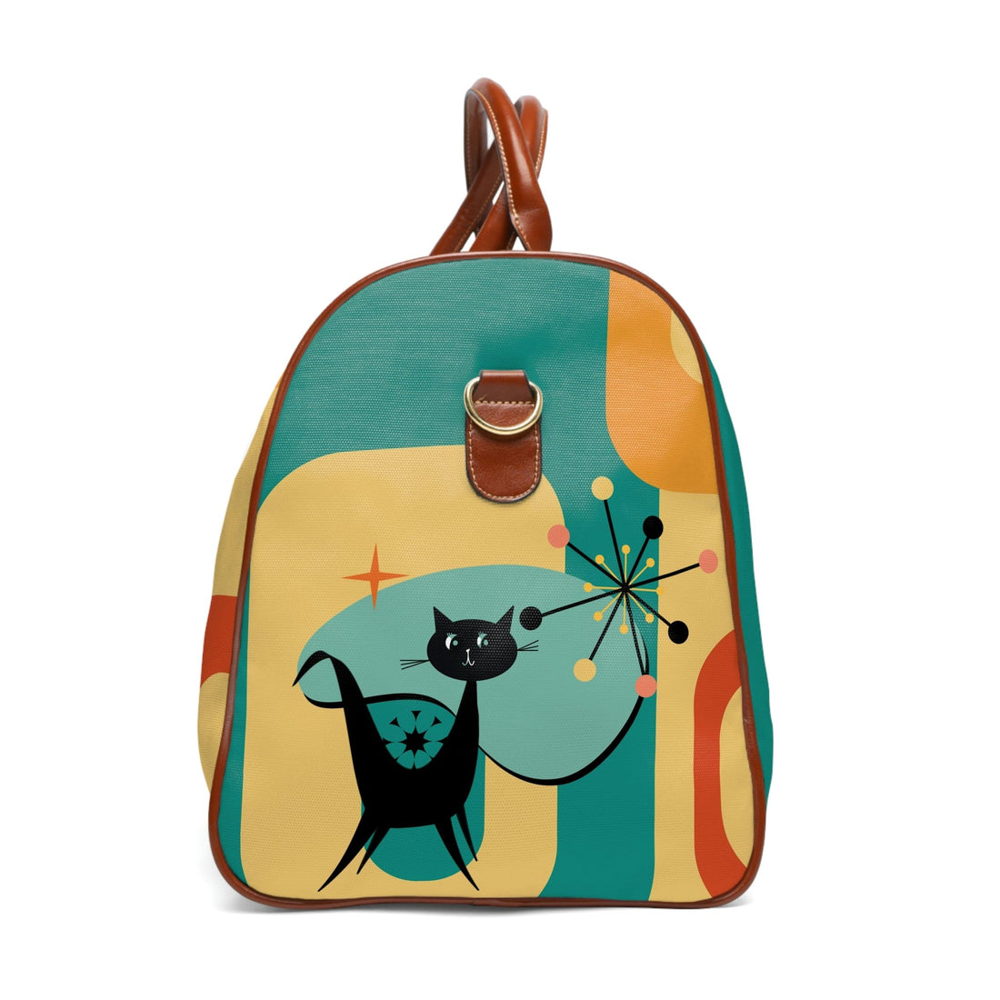 Atomic Cat, Mid Century Modern, Luggage, Travel Bag, Weekender