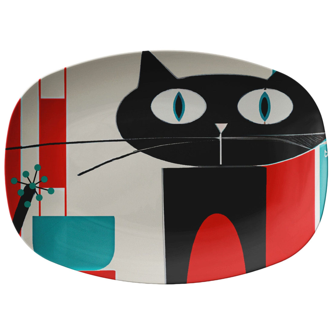 Franciscan Starburst Atomic Cat Design, Funny, Kitschy Mid Century Mod –  Mid Century Modern Gal
