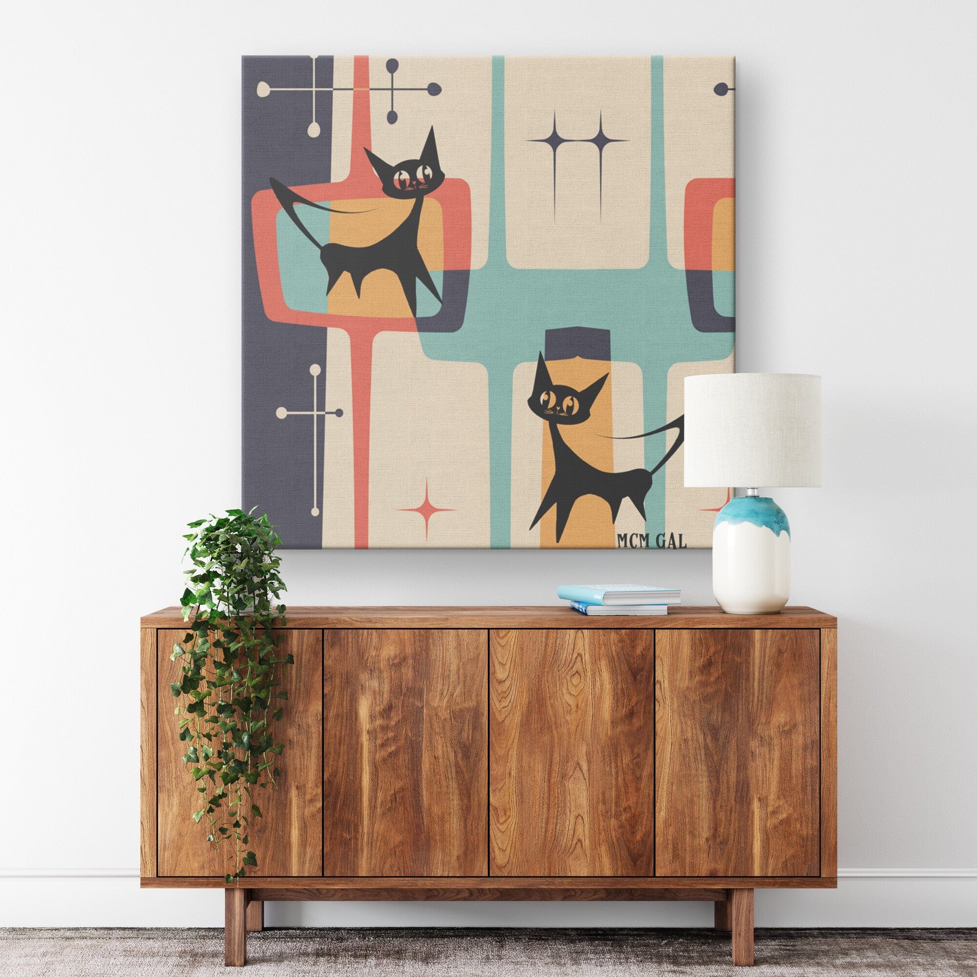 Mid Mod Retro Wall Art – Mid Century Modern Gal