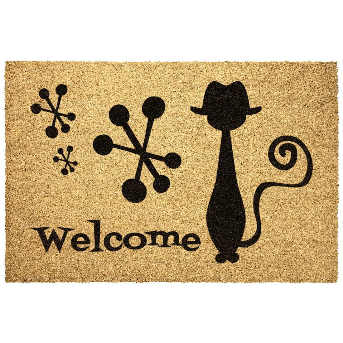 Atomic Cat Cool Cats Welcome Mat Mid Century Modern – Mid Century Modern Gal