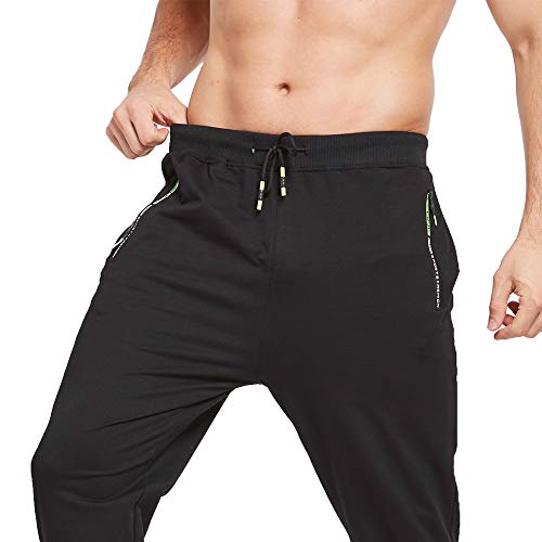 Download ZOXOZ Joggers Men Cuffed Cotton Tracksuit Bottoms ...