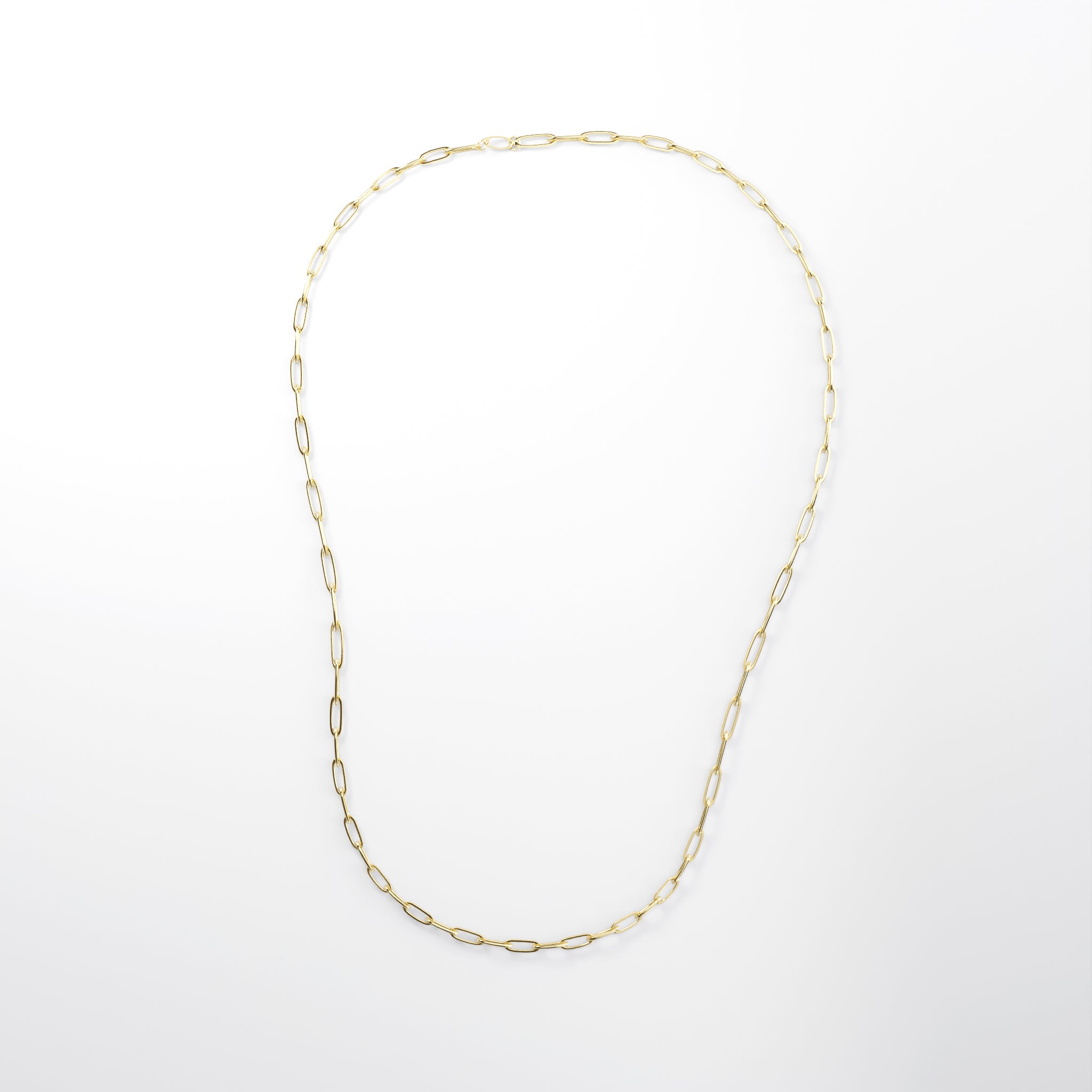 Boyfriend Paperclip Necklace Gold | Medley Jewellery