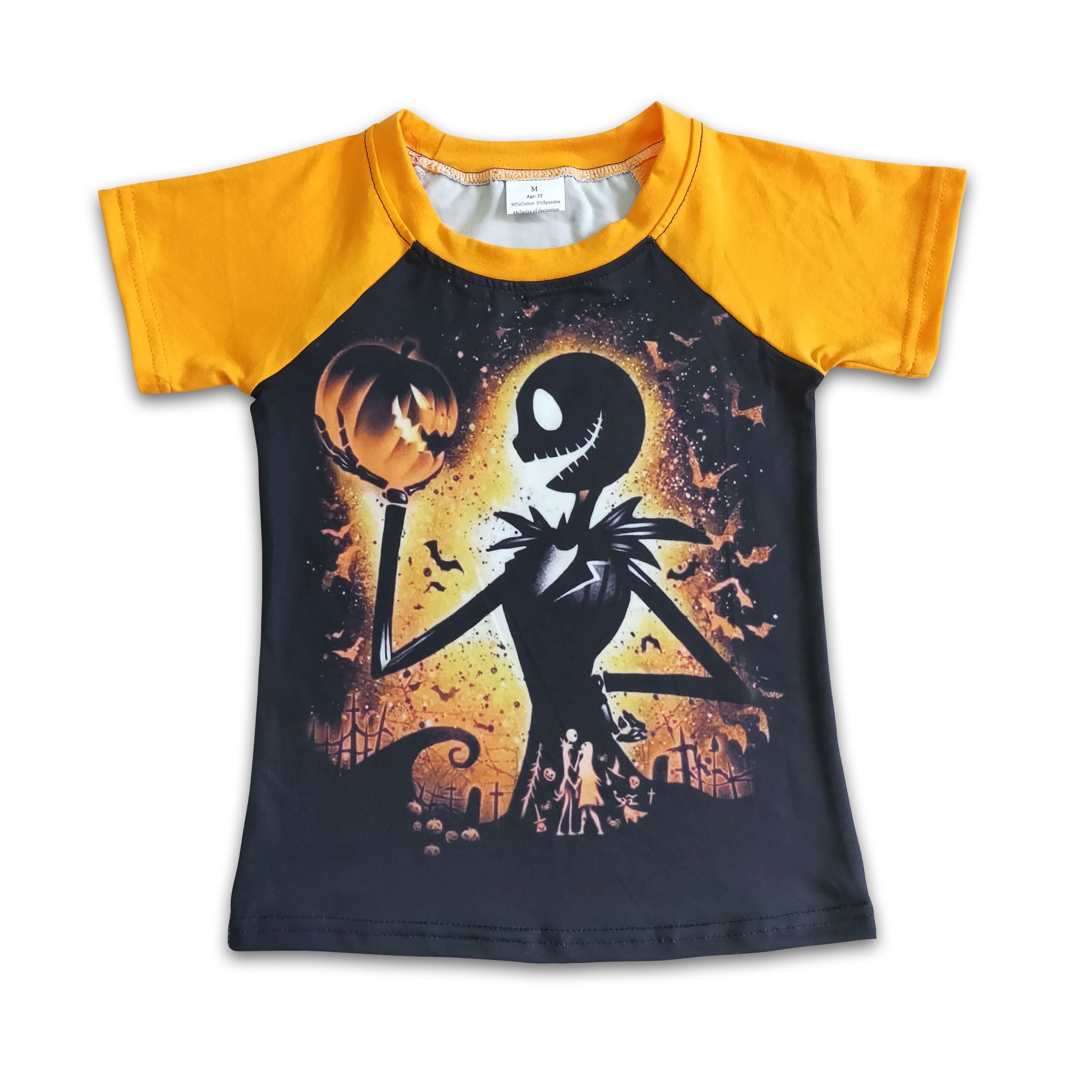 Moon pumpkin CANDY baby girls Halloween pajamas