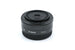 Canon 22mm f2 STM - Lens Image