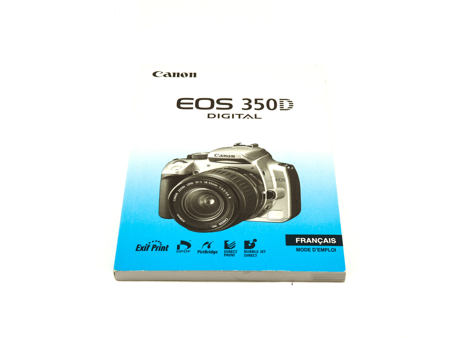 aliviar Una oración Centrar Canon 350D Instructions