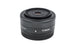 Canon 22mm f2 STM - Lens Image