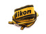 Nikon Black & Yellow Thin Fabric Neck Strap - Accessory Image