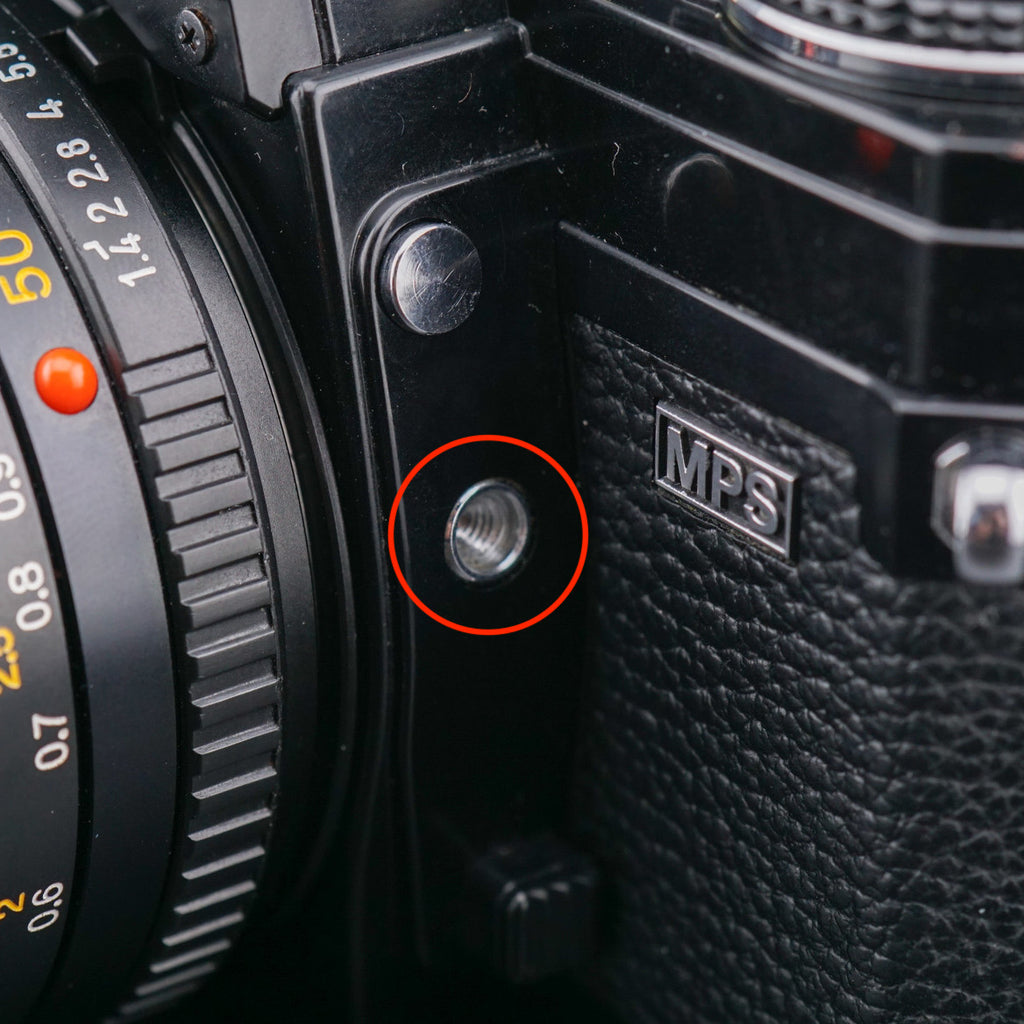 Minolta X-700 film camera threaded cable release