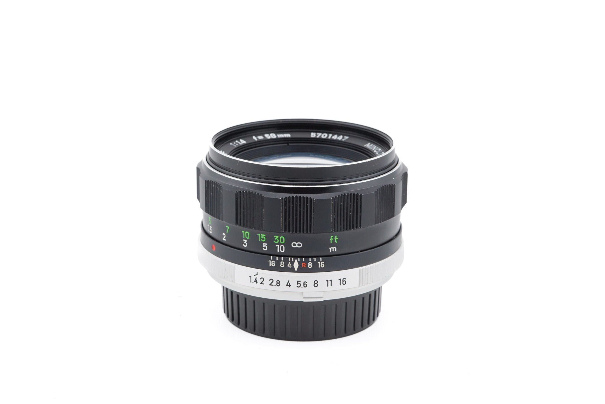 Minolta 58mm f1.4 MC Rokkor-PF - Lens – Kamerastore