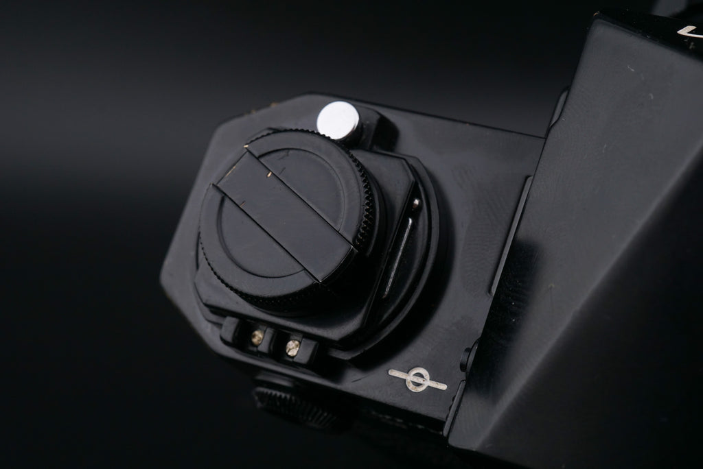 Canon F-1 film camera rewind knob