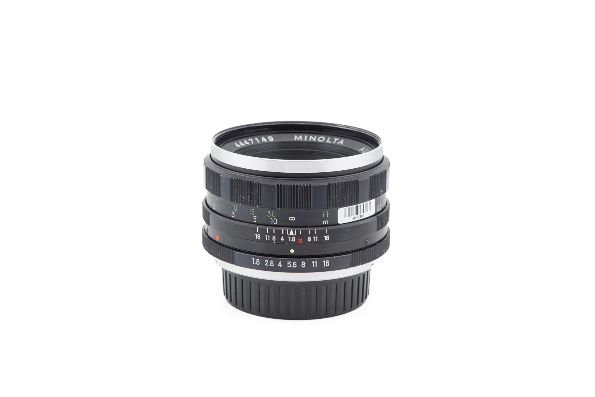 Minolta 55mm f1.8 Auto Rokkor-PF - Lens – Kamerastore
