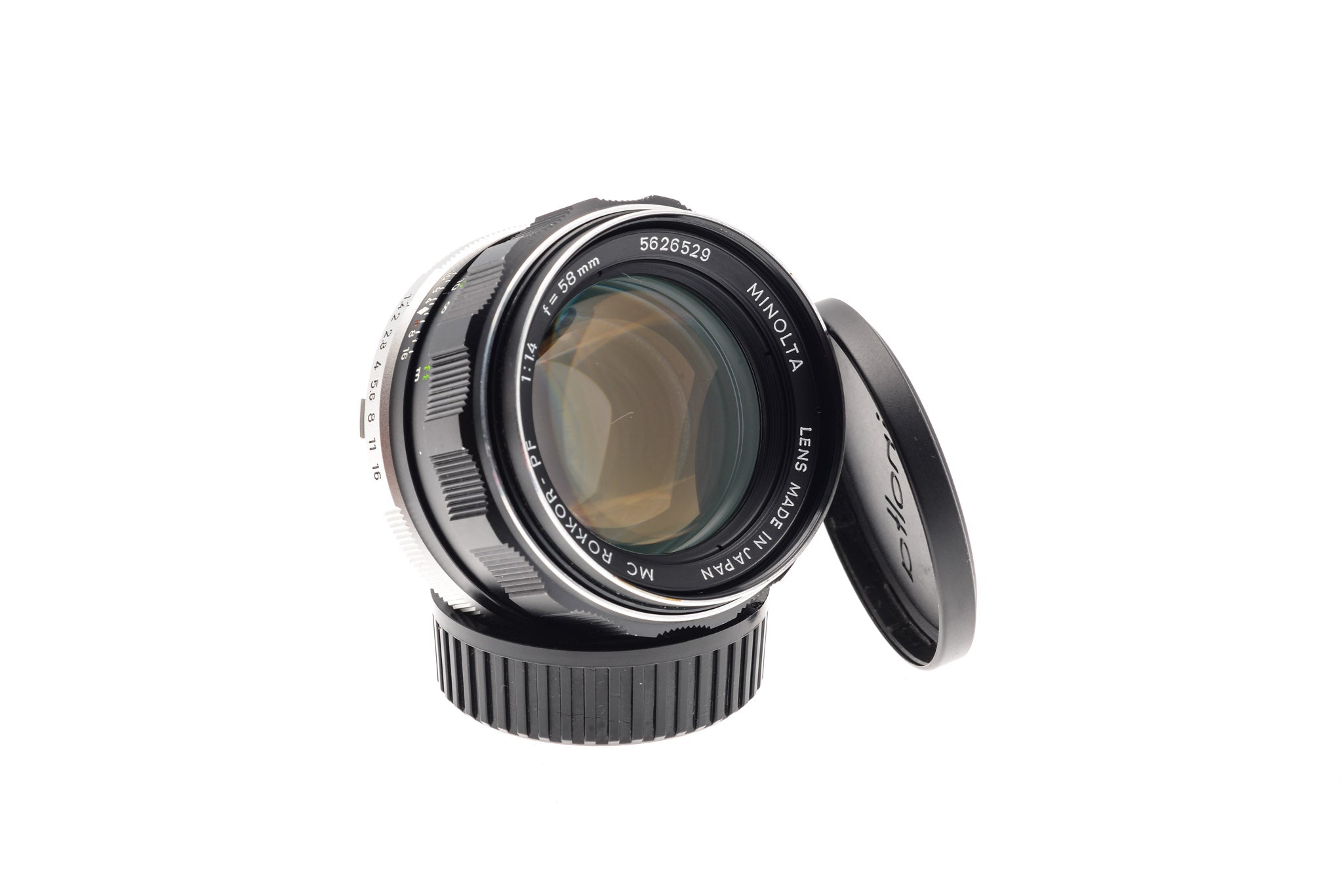 Minolta 58mm f1.4 MC Rokkor-PF - Lens