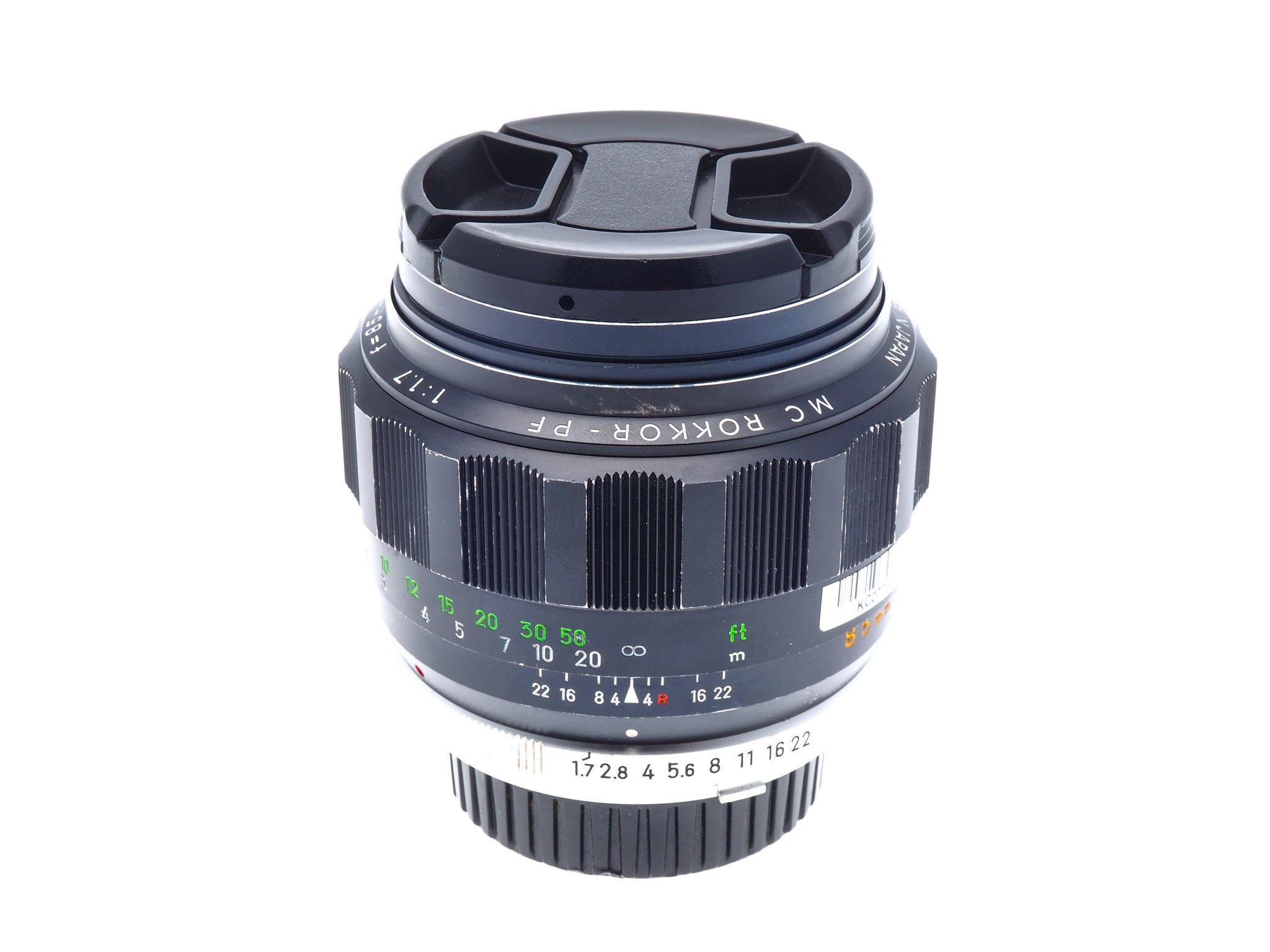 Minolta 85mm f1.7 MC Rokkor-PF - Lens – Kamerastore