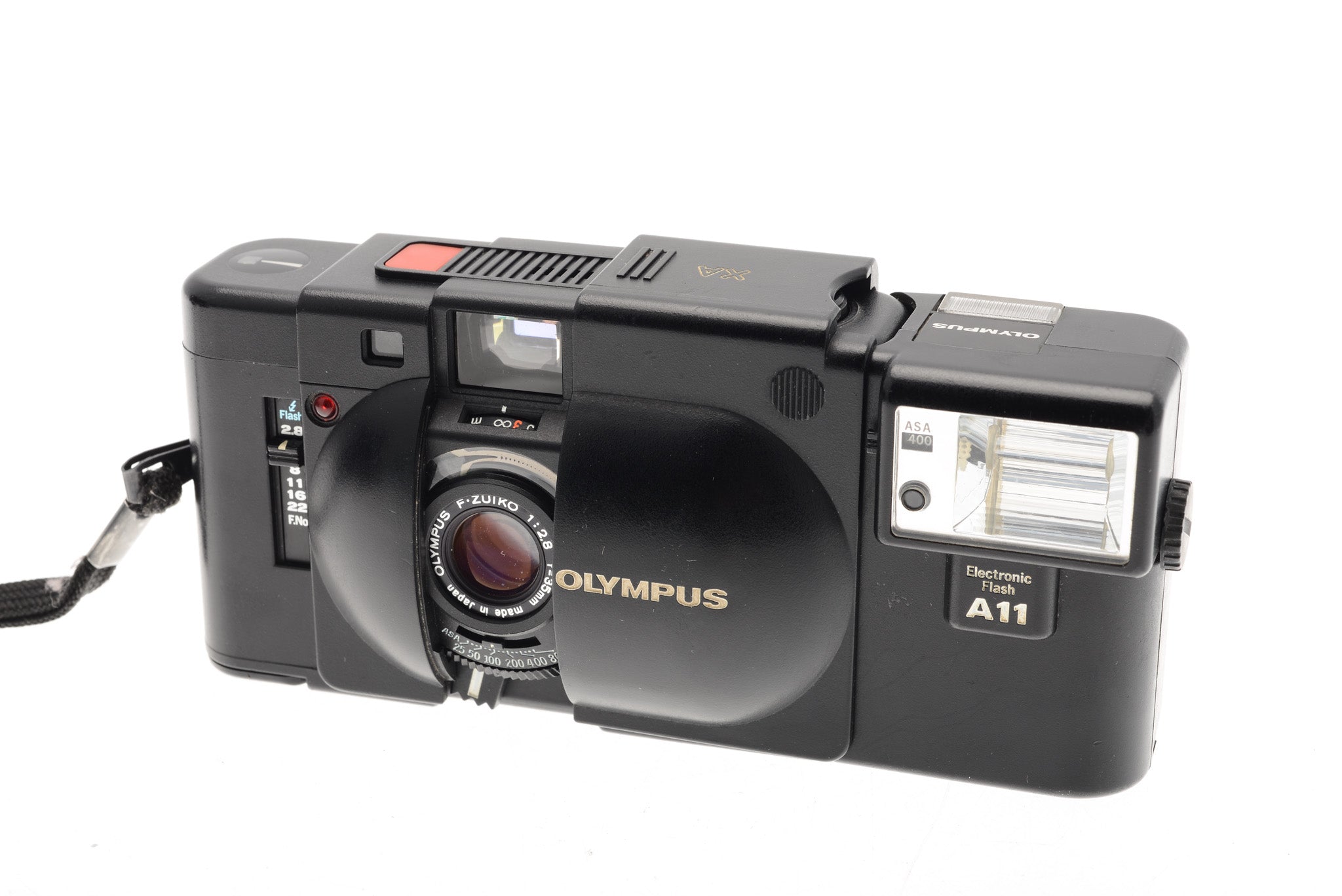 国内発送】 OLYMPUS 美品☆完動品 XA(初代) A11 Flash フィルムカメラ