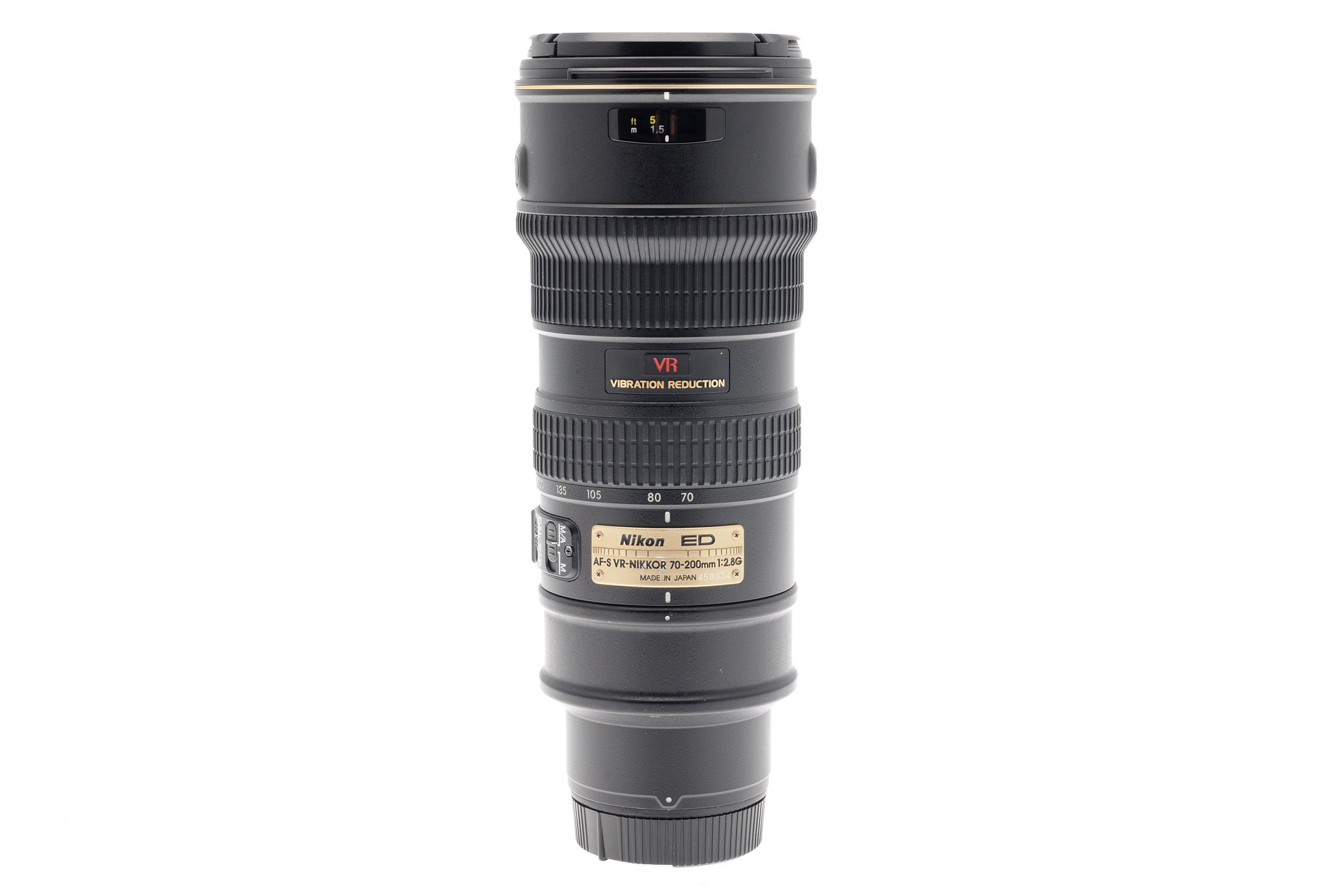 Nikon 70-200mm f2.8 AF-S VR-Nikkor G ED-IF - Lens – Kamerastore