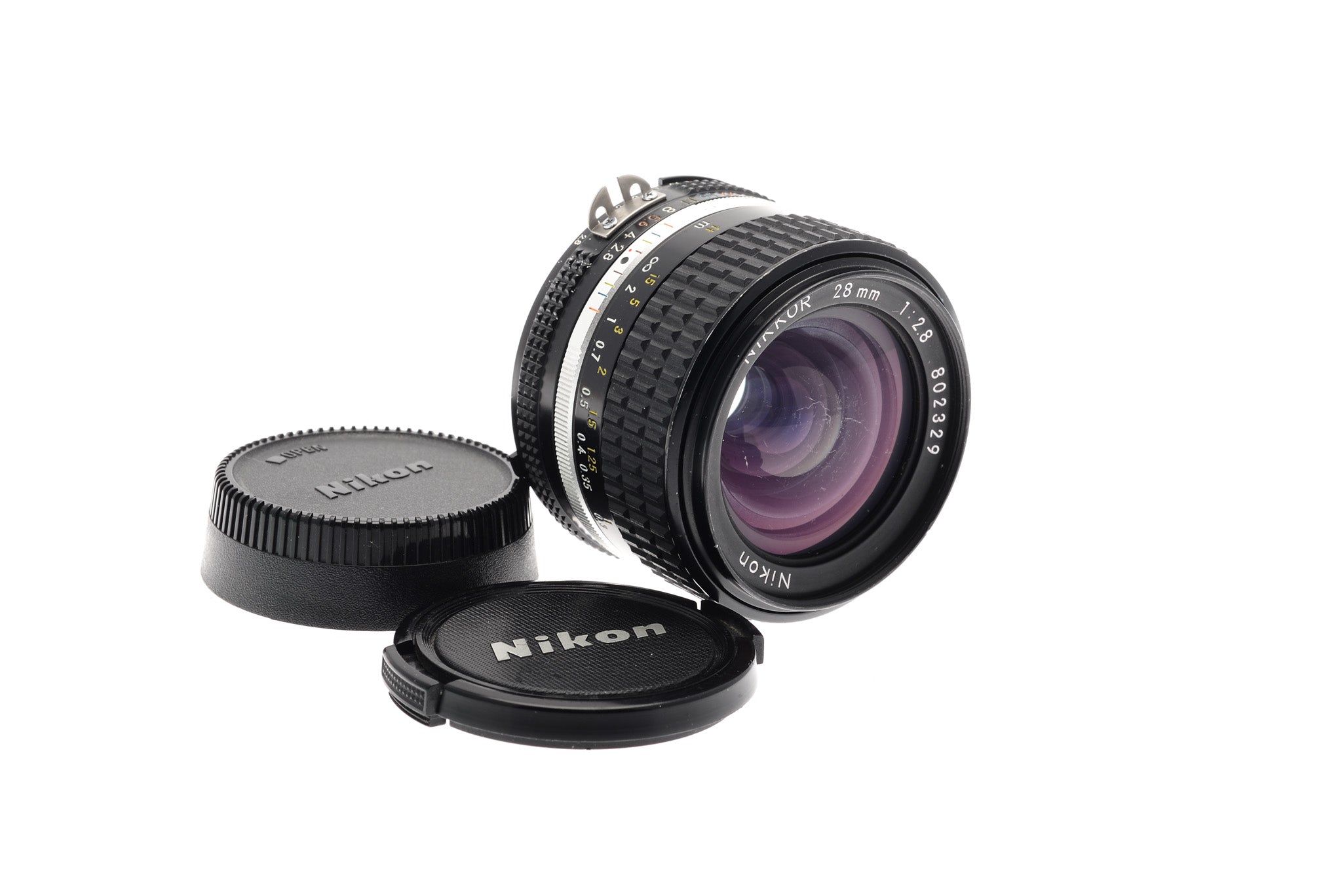 専門ショップ Ai-S 【美品】Nikon Nikkor F2.8 28mm レンズ(単焦点