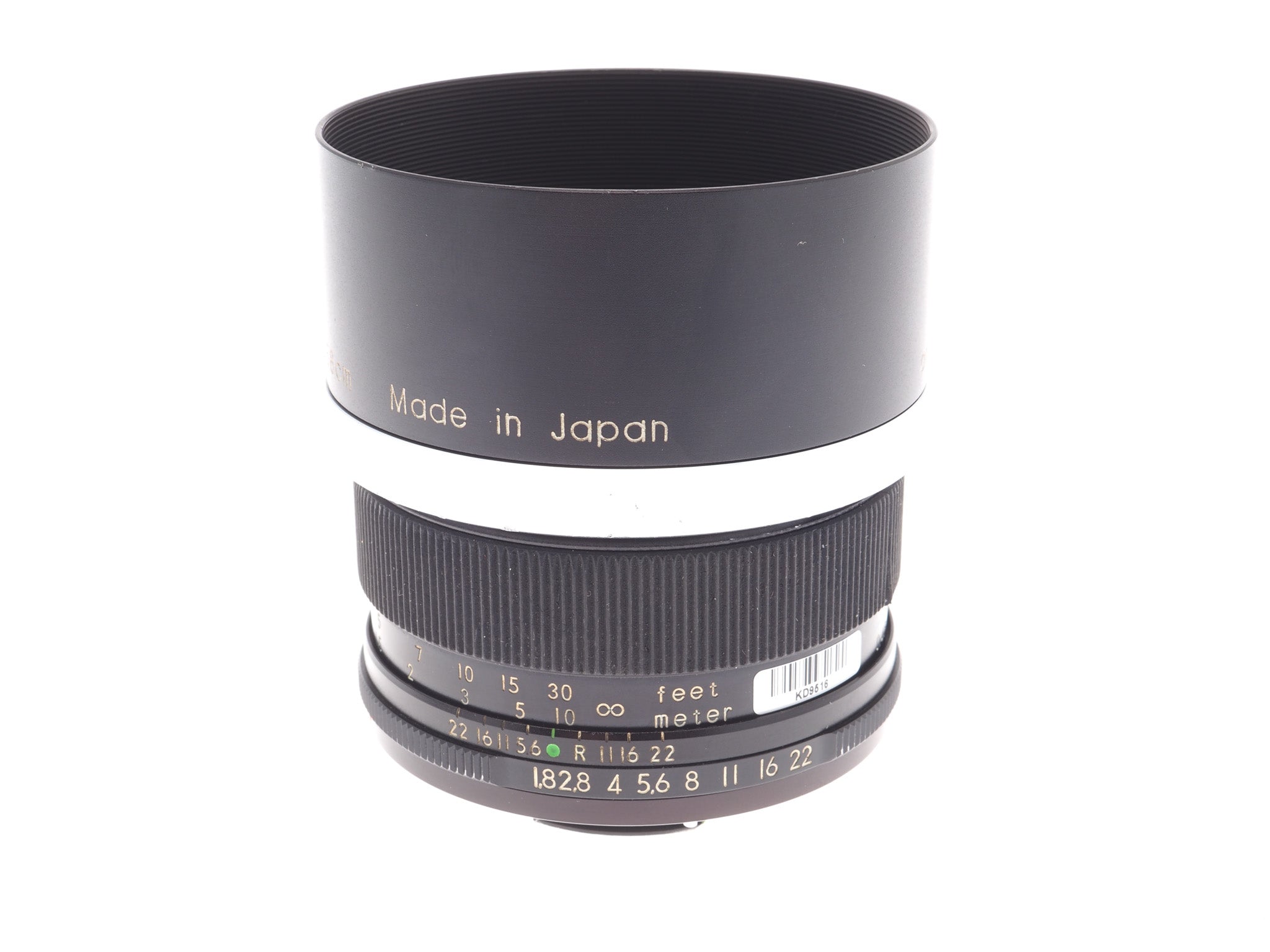 Topcon 58mm f1.8 RE Auto-Topcor - Lens – Kamerastore