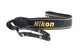 Nikon Black & Yellow Fabric Neck Strap - Accessory Image