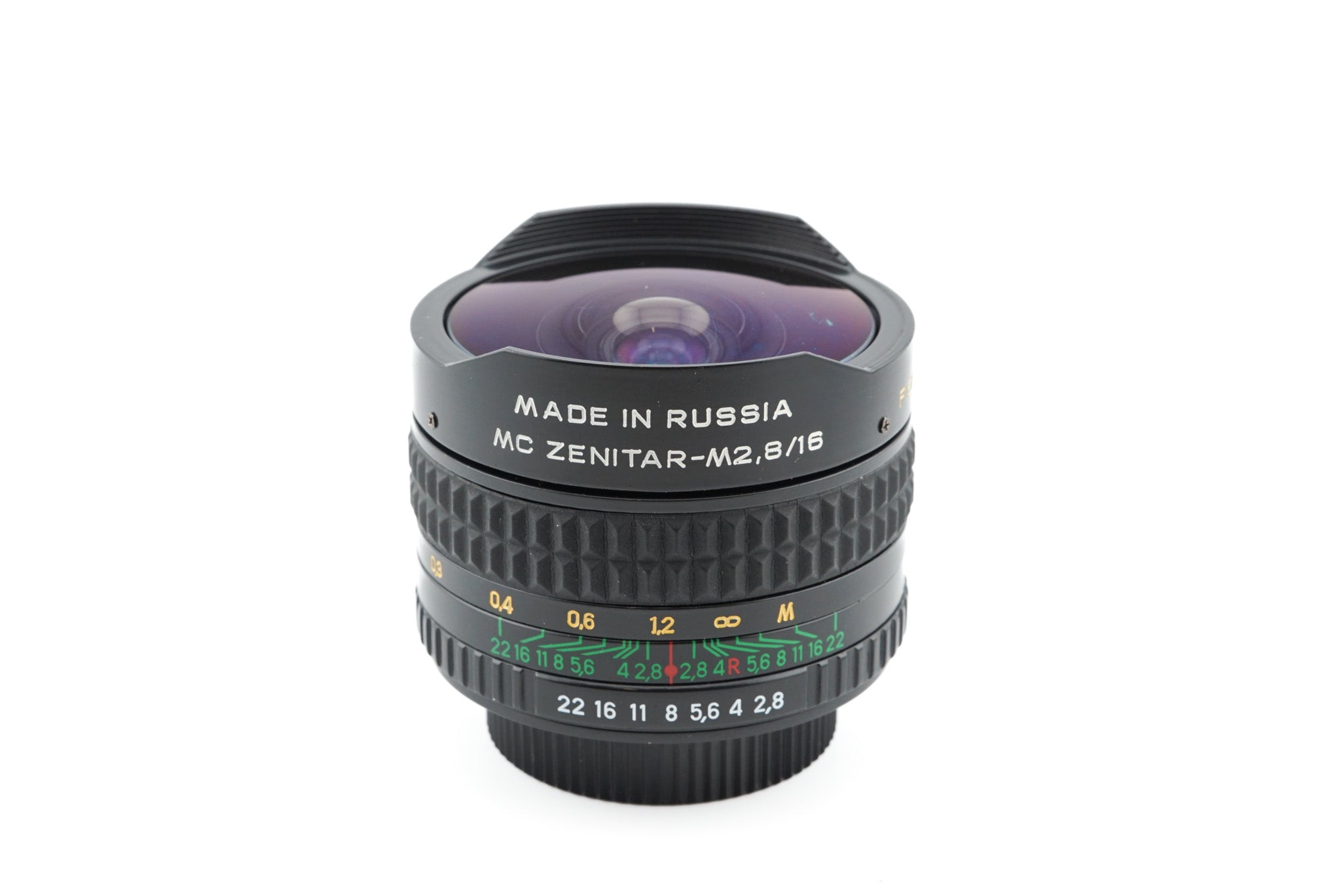 Zenit 16mm f2.8 MC Zenitar-M Fish-Eye - Lens – Kamerastore