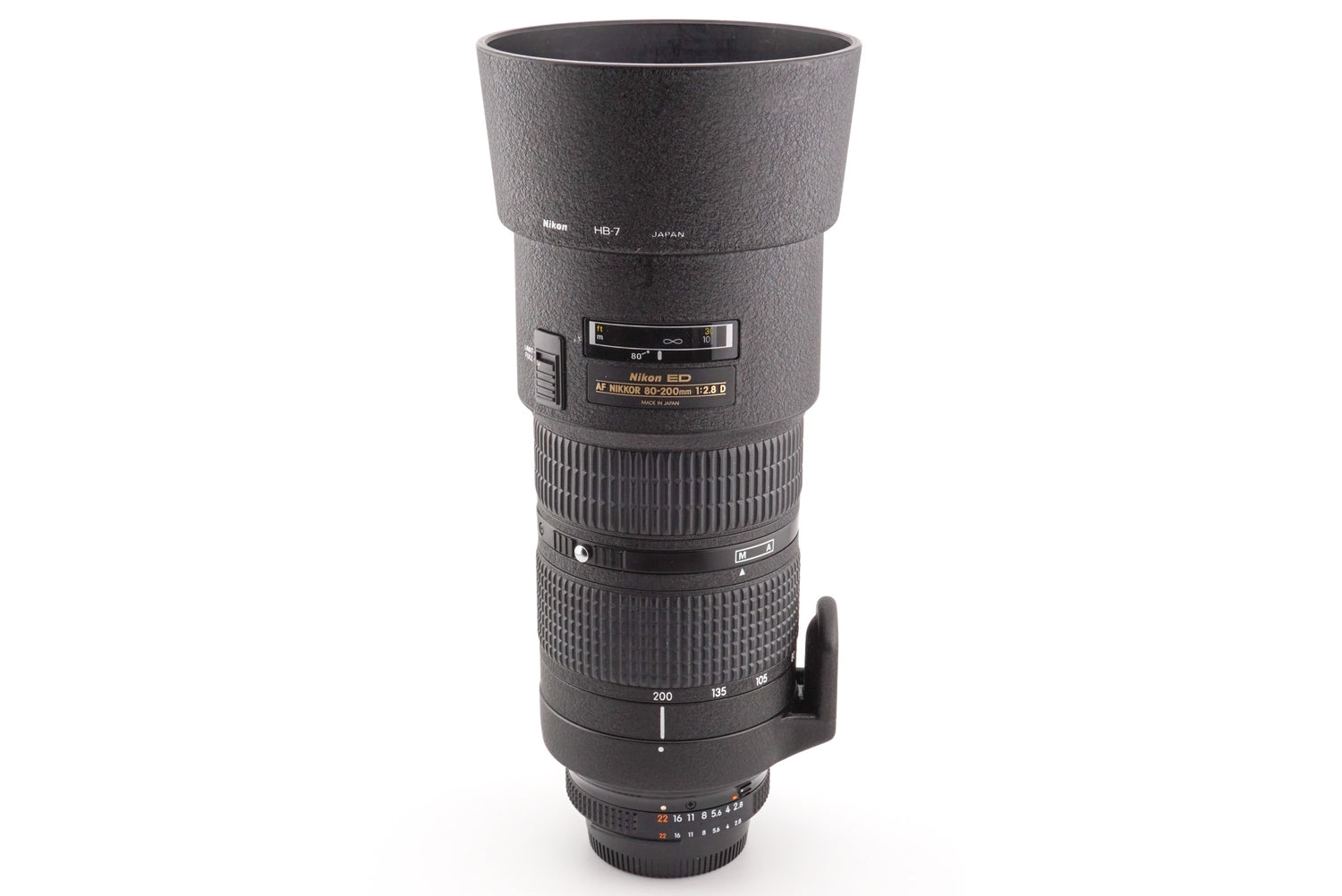 Nikon 80-200mm f2.8 D ED AF Zoom Nikkor (Mark III / Dual Ring