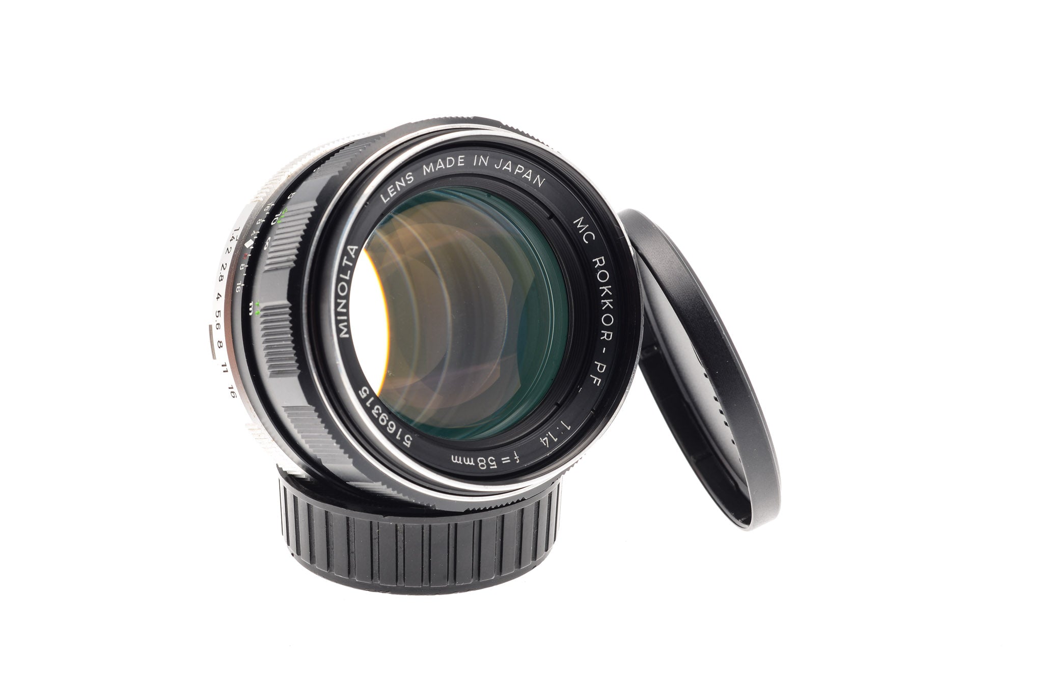 Minolta 58mm f1.4 MC Rokkor-PF - Lens – Kamerastore