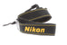 Nikon Black & Yellow Fabric Neck Strap - Accessory Image
